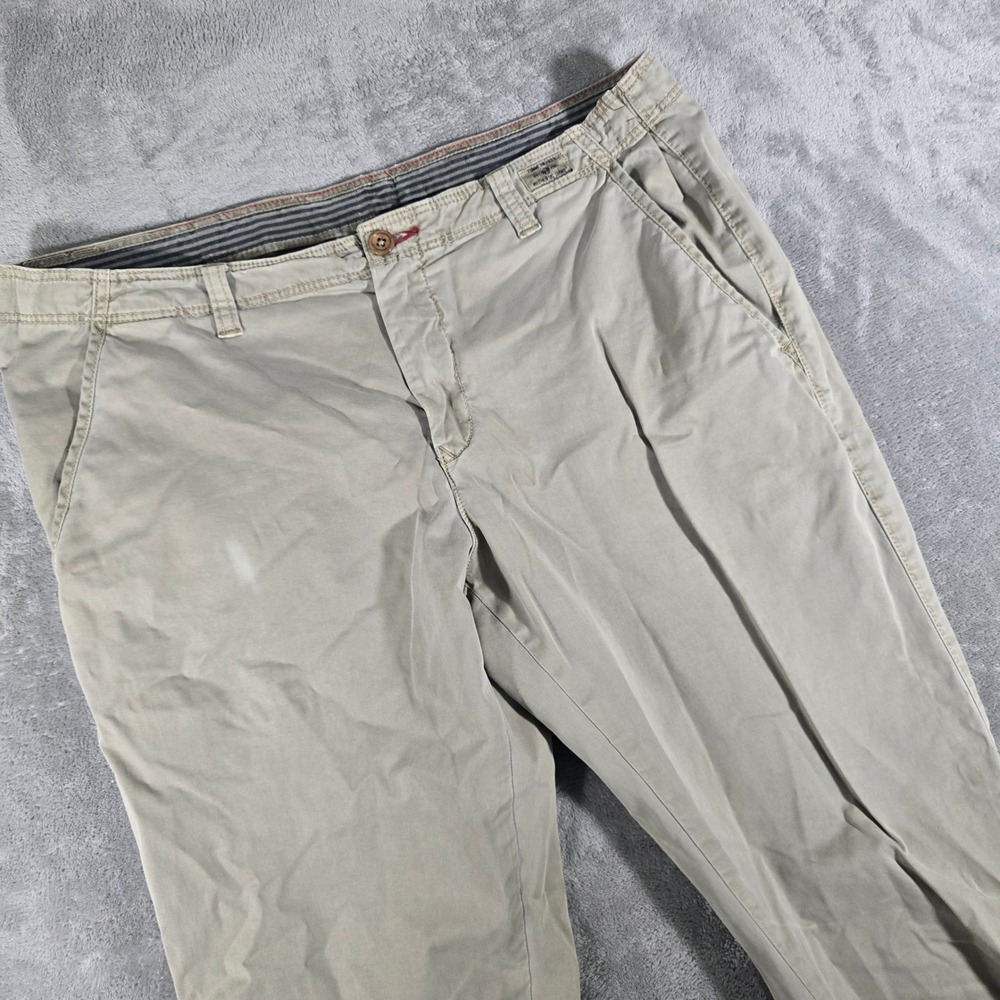 Tommy Hilfiger Authentic Chino Pants Beige‎ Casual Straight Leg Mens Sz 36x32